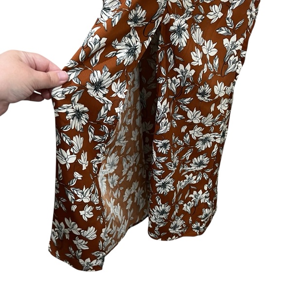 La Linge XL For Target Floral Long Sleeve Smocked Midi Plus Size Dress B2 - Picture 6 of 10